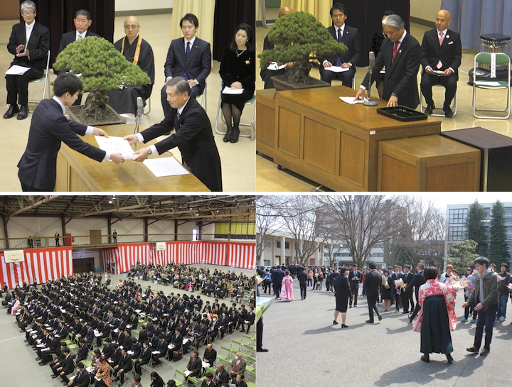 学位授与式の様子